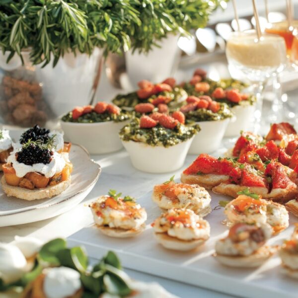 Gourmet Appetizers Spread